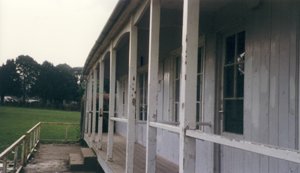 Park Community School war memorial pavillion before work &copy; Park Community School 2006