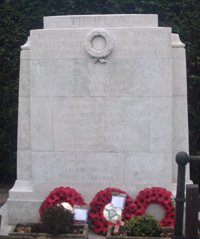 Thriplow war memorial after cleaning &copy; Thriplow Parish Council, 2011