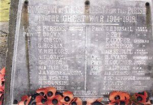 Calow war memorial © Calow PC, 2008