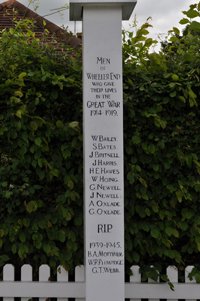 Wheeler End war memorial cross &copy; Ceri Jones, 2010