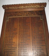 St Luke's & St Silas' Memorial WW1 before works © Alistair Helm 2014