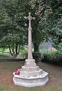 Weedon war memorial after grant works © Weedon Parish Council 2014