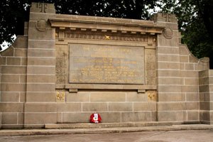 Glasgow Academy war memorial after work © R Hopkins, 2015