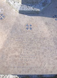 North Malvern war memorial after grant works © Holy Trinity Church PCC 2014
