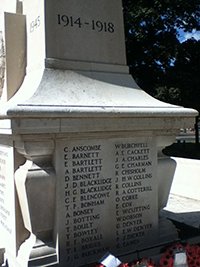 Cranleigh war memorial after grant works © Cranleigh PC 2014