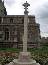 The memorial after cleaning © St Neots Town Council, 2011