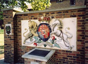 Queens Regiment, Howe Barracks war memorial © RHQ PWRR, 2004