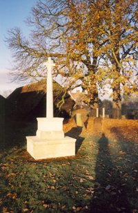 Frilsham war memorial after work &copy; Frilsham Parochial Church Council 2004
