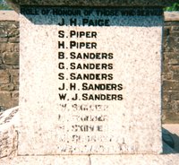 Thornbury war memorial during work © T. Jollow 2004