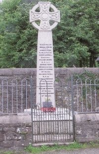 Buckland Brewer war memorial after work © Buckland Brewer Parish Council, 2007