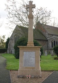Great Stukeley war memorial after work © The Stukeley's Parish Council, 2008