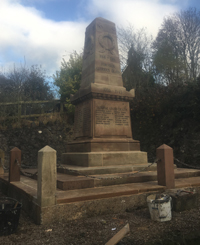 Alsagers Bank war memorial obelisk cAudley Rural PC, 2016