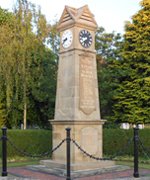 WM8608 Stickford war memorial clock tower © Stickford Parish Council, 2016