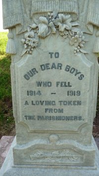 Inscriptions following conservation work © Pyons Group Parish Council, 2012