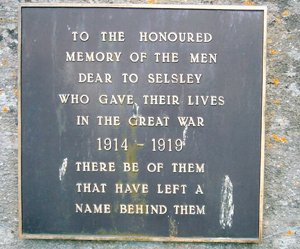 Selsley war memorial &copy; W Hanna 2009