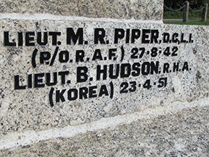 Buckland Monachorum war memorial after grant works &copy; Buckland Monachorum Parish Council 2014