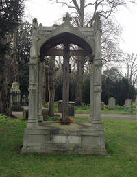 All Saints Church war memorial calvary cAll Saints Fulham, 2016