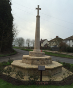Drayton St Leonard war memorial cross cEdward Hayter, 2016