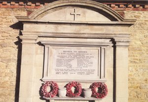 Cognehoe war memorial after work © Ted Barnes, 2014 