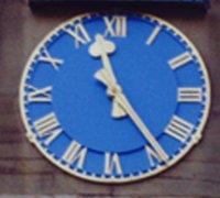 Underriver Clock &copy; St Margaret's P. C. C., 2007