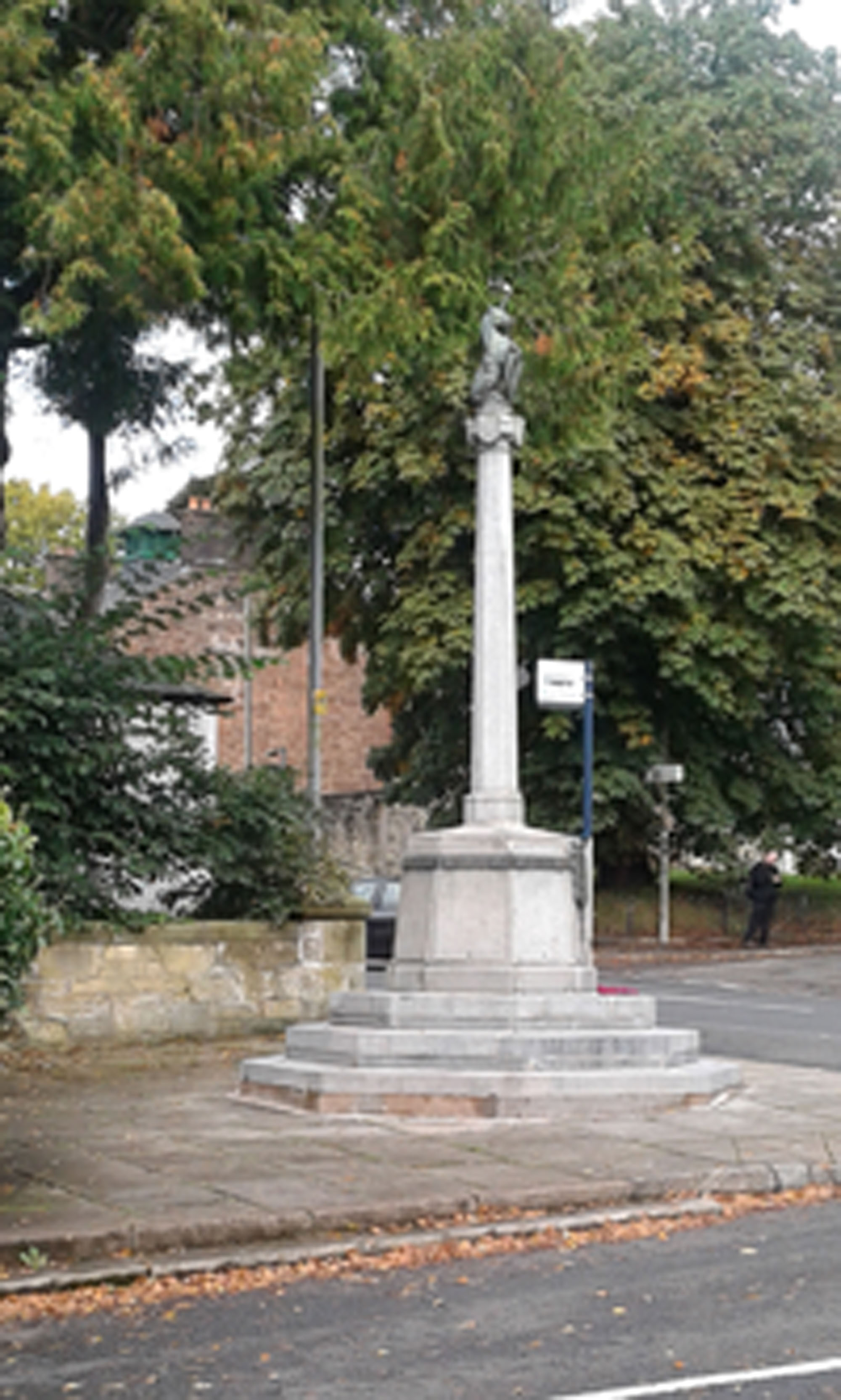 Kilbarachan war memorial after work ©Renfrewshire Council, 2017