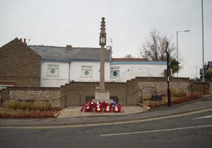 Downham Market war memorial after work © Downham Market Town Council, 2008