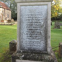 Finningham war memorial before grant works © Finningham Parish Council 2013