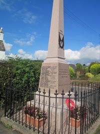 Dunscore war memorial © Dunscore Community Council 2015
