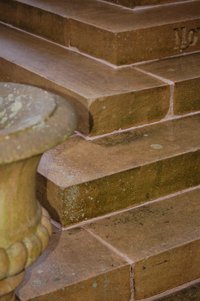 Steps following re-fixing and re-pointing © East Rural Network, 2011
