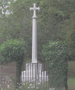Mixbury war memorial after work  © Mixbury PCC, 2015