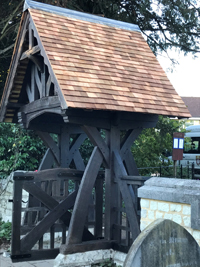 Gatton lychgate after works © Gatton PCC 2018