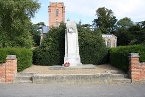 Grundisburgh war memorial prior to grant work © Grundisburgh & Culpho Parish Council, 2009