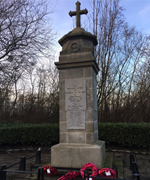 Lumphinnans war memorial after work © Fife Council, 2018