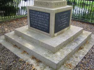 Denford war memorial © Denford Parish Council, 2012
