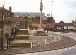 Downham Market war memorial before work © Downham Market Town Council, 2008
