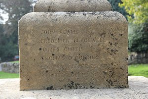 Eastleach war memorial after grant works © Eastleach PC 2014