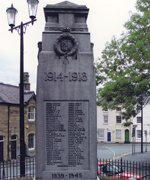 Mold war memorial before work © Mold Town Council 2005