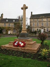 Biddestone war memorial after work © Biddestone and Slaughterford Parish Council, 2008