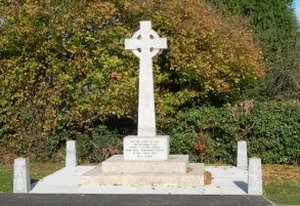 Wellow war memorial after work © Wellow Parish Council, 2008