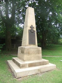 Saltaire war memorial after work &copy; Saltaire URC Trustees 2015