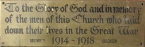 St Andrews Methodist Church Plaques before work © St Andrew's Methodist Church, 2007