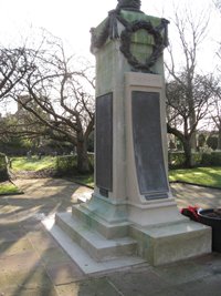 Whitefield war memorial after work cBury Council 2016