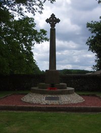 West Acre war memorial © WMT, 2009