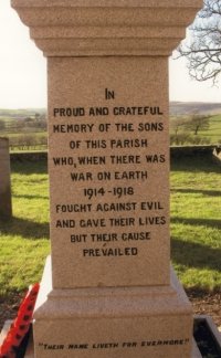 Lamplugh war memorial  © Ullock & District RBL, 2007