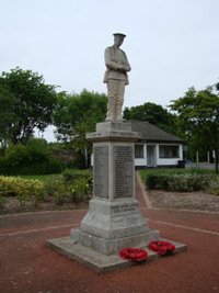 Cowpen war memorial before work &copy; M Coyle 2009