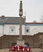 Downham Market war memorial after work © Downham Market Town Council, 2008
