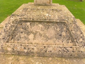 Calbourne war memorial before work © Calbourne Parish Council, 2007