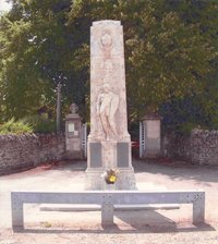 Walford war memorial after work &copy; B Vine, 2003