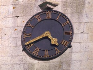Routh war memorial clock &copy; All Saints PCC, 2013