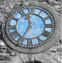 Clock prior to conservation works &copy; St Mary the Virgin PCC, 2010